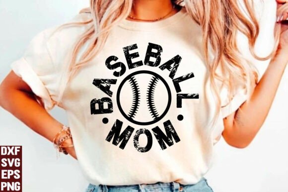 Baseball Mom SVG: Pro Graphics for T-Shirt Designs