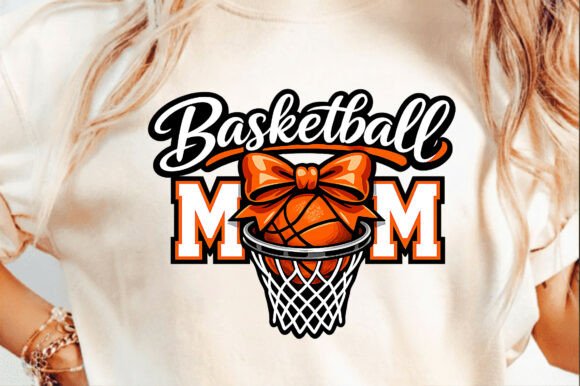 Basketball Mom Graphics for T-Shirt Designs