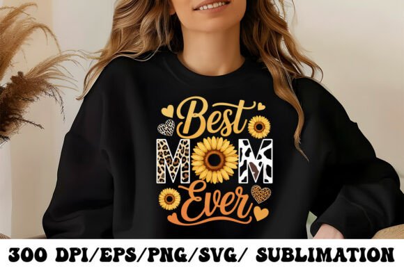 Leopard Print Mom T-Shirt Design Graphics