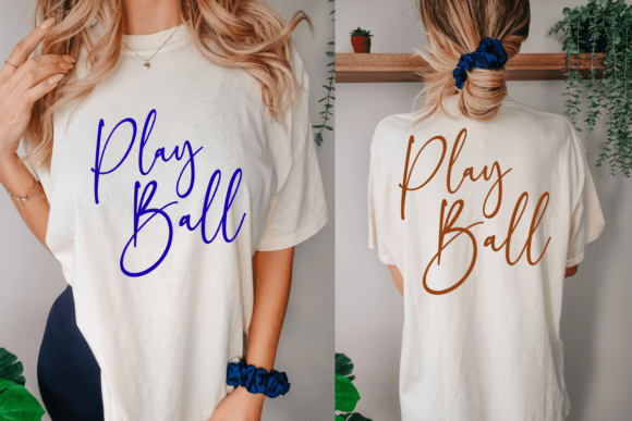 Play Ball Svg: Graphics for T-Shirt Designs