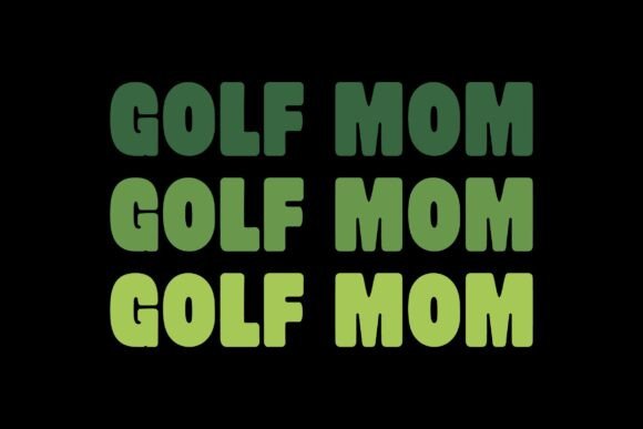 Retro Golf Mom SVG: Graphics for T-Shirt Designs