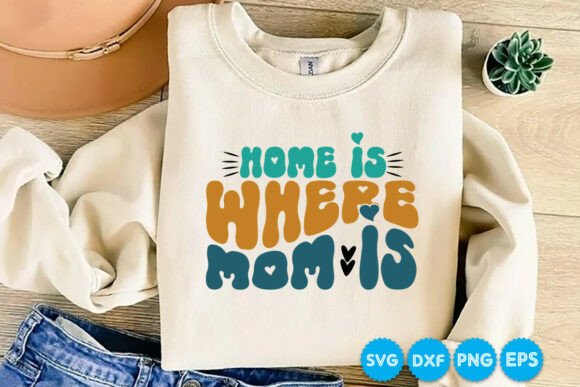 Retro Mom Graphics for T-Shirt Designs & Crafts