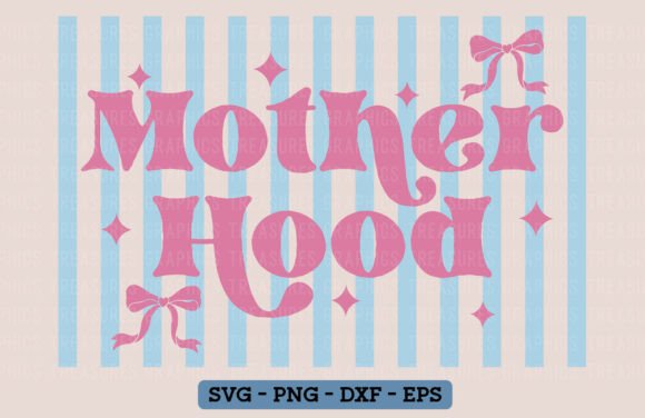 Retro Motherhood Graphics for T-Shirt Designs