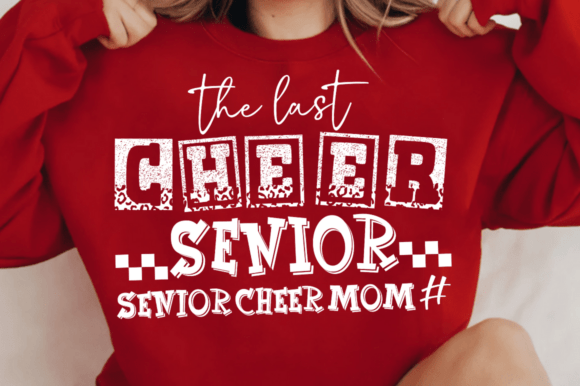 Senior Cheer Mom Graphics for T-Shirt Designs