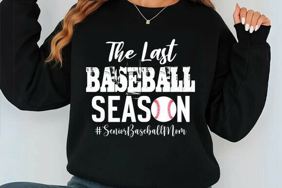 The Last Baseball Season: Senior Graphics & T-Shirt Designs