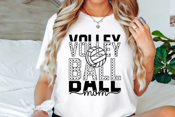 Volleyball Mom Graphics for T-Shirt Designs